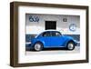 ¡Viva Mexico! Collection - VW Beetle Car and Blue Graffiti-Philippe Hugonnard-Framed Photographic Print