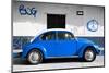 ¡Viva Mexico! Collection - VW Beetle Car and Blue Graffiti-Philippe Hugonnard-Mounted Photographic Print