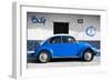 ¡Viva Mexico! Collection - VW Beetle Car and Blue Graffiti-Philippe Hugonnard-Framed Photographic Print