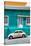 ¡Viva Mexico! Collection - VW Beetle Car and Coral green Wall-Philippe Hugonnard-Stretched Canvas