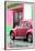 ¡Viva Mexico! Collection - VW Beetle Car and Deep Pink Wall-Philippe Hugonnard-Framed Premium Photographic Print