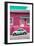 ¡Viva Mexico! Collection - VW Beetle Car and Deep pink Wall-Philippe Hugonnard-Framed Photographic Print