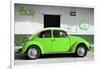 ?Viva Mexico! Collection - VW Beetle Car and Green Graffiti-Philippe Hugonnard-Framed Photographic Print