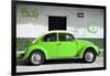 ?Viva Mexico! Collection - VW Beetle Car and Green Graffiti-Philippe Hugonnard-Framed Photographic Print