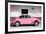 ¡Viva Mexico! Collection - VW Beetle Car and Light Pink Graffiti-Philippe Hugonnard-Framed Photographic Print