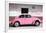 ¡Viva Mexico! Collection - VW Beetle Car and Light Pink Graffiti-Philippe Hugonnard-Framed Photographic Print