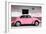 ¡Viva Mexico! Collection - VW Beetle Car and Light Pink Graffiti-Philippe Hugonnard-Framed Photographic Print