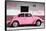 ¡Viva Mexico! Collection - VW Beetle Car and Light Pink Graffiti-Philippe Hugonnard-Framed Stretched Canvas