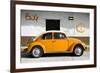 ?Viva Mexico! Collection - VW Beetle Car and Orange Graffiti-Philippe Hugonnard-Framed Photographic Print