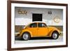 ?Viva Mexico! Collection - VW Beetle Car and Orange Graffiti-Philippe Hugonnard-Framed Photographic Print