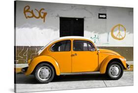 ?Viva Mexico! Collection - VW Beetle Car and Orange Graffiti-Philippe Hugonnard-Stretched Canvas