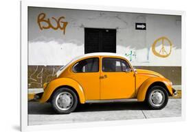 ?Viva Mexico! Collection - VW Beetle Car and Orange Graffiti-Philippe Hugonnard-Framed Photographic Print