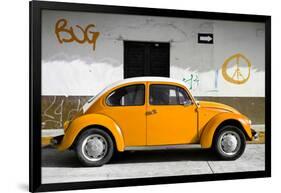 ?Viva Mexico! Collection - VW Beetle Car and Orange Graffiti-Philippe Hugonnard-Framed Photographic Print