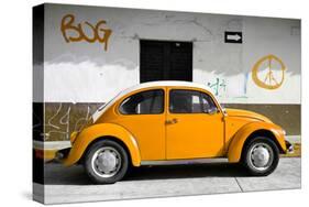 ?Viva Mexico! Collection - VW Beetle Car and Orange Graffiti-Philippe Hugonnard-Stretched Canvas