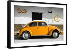?Viva Mexico! Collection - VW Beetle Car and Orange Graffiti-Philippe Hugonnard-Framed Photographic Print