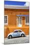 ¡Viva Mexico! Collection - VW Beetle Car and Orange Wall-Philippe Hugonnard-Mounted Photographic Print