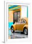 ¡Viva Mexico! Collection - VW Beetle Car and Orange Wall-Philippe Hugonnard-Framed Photographic Print