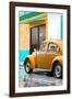 ¡Viva Mexico! Collection - VW Beetle Car and Orange Wall-Philippe Hugonnard-Framed Photographic Print