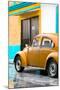 ¡Viva Mexico! Collection - VW Beetle Car and Orange Wall-Philippe Hugonnard-Mounted Photographic Print