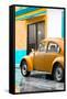 ¡Viva Mexico! Collection - VW Beetle Car and Orange Wall-Philippe Hugonnard-Framed Stretched Canvas