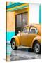 ¡Viva Mexico! Collection - VW Beetle Car and Orange Wall-Philippe Hugonnard-Stretched Canvas