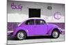 ¡Viva Mexico! Collection - VW Beetle Car and Purple Graffiti-Philippe Hugonnard-Mounted Photographic Print