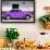 ¡Viva Mexico! Collection - VW Beetle Car and Purple Graffiti-Philippe Hugonnard-Framed Photographic Print displayed on a wall