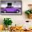 ¡Viva Mexico! Collection - VW Beetle Car and Purple Graffiti-Philippe Hugonnard-Framed Stretched Canvas displayed on a wall