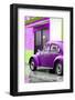 ¡Viva Mexico! Collection - VW Beetle Car and Purple Wall-Philippe Hugonnard-Framed Photographic Print