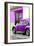 ¡Viva Mexico! Collection - VW Beetle Car and Purple Wall-Philippe Hugonnard-Framed Photographic Print