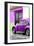 ¡Viva Mexico! Collection - VW Beetle Car and Purple Wall-Philippe Hugonnard-Framed Photographic Print