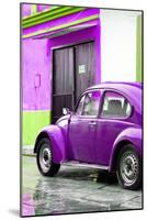 ¡Viva Mexico! Collection - VW Beetle Car and Purple Wall-Philippe Hugonnard-Mounted Photographic Print