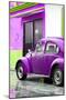 ¡Viva Mexico! Collection - VW Beetle Car and Purple Wall-Philippe Hugonnard-Mounted Photographic Print