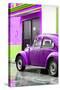 ¡Viva Mexico! Collection - VW Beetle Car and Purple Wall-Philippe Hugonnard-Stretched Canvas