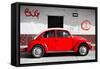 ¡Viva Mexico! Collection - VW Beetle Car and Red Graffiti-Philippe Hugonnard-Framed Stretched Canvas