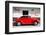 ¡Viva Mexico! Collection - VW Beetle Car and Red Graffiti-Philippe Hugonnard-Framed Photographic Print