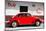 ¡Viva Mexico! Collection - VW Beetle Car and Red Graffiti-Philippe Hugonnard-Mounted Photographic Print