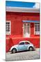 ¡Viva Mexico! Collection - VW Beetle Car and Red Wall-Philippe Hugonnard-Mounted Photographic Print