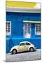 ¡Viva Mexico! Collection - VW Beetle Car and Royal blue Wall-Philippe Hugonnard-Mounted Photographic Print
