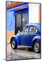 ¡Viva Mexico! Collection - VW Beetle Car and Royal Blue Wall-Philippe Hugonnard-Mounted Photographic Print