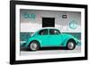 ¡Viva Mexico! Collection - VW Beetle Car and Turquoise Graffiti-Philippe Hugonnard-Framed Photographic Print