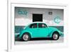 ¡Viva Mexico! Collection - VW Beetle Car and Turquoise Graffiti-Philippe Hugonnard-Framed Photographic Print