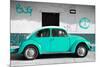 ¡Viva Mexico! Collection - VW Beetle Car and Turquoise Graffiti-Philippe Hugonnard-Mounted Photographic Print