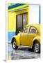 ¡Viva Mexico! Collection - VW Beetle Car and Yellow Wall-Philippe Hugonnard-Framed Photographic Print