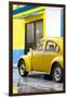 ¡Viva Mexico! Collection - VW Beetle Car and Yellow Wall-Philippe Hugonnard-Framed Photographic Print