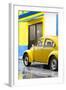 ¡Viva Mexico! Collection - VW Beetle Car and Yellow Wall-Philippe Hugonnard-Framed Photographic Print