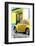 ¡Viva Mexico! Collection - VW Beetle Car and Yellow Wall-Philippe Hugonnard-Framed Photographic Print