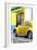 ¡Viva Mexico! Collection - VW Beetle Car and Yellow Wall-Philippe Hugonnard-Framed Photographic Print