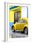 ¡Viva Mexico! Collection - VW Beetle Car and Yellow Wall-Philippe Hugonnard-Framed Photographic Print