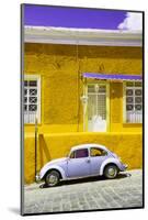 ¡Viva Mexico! Collection - VW Beetle Car and Yellow Wall-Philippe Hugonnard-Mounted Photographic Print